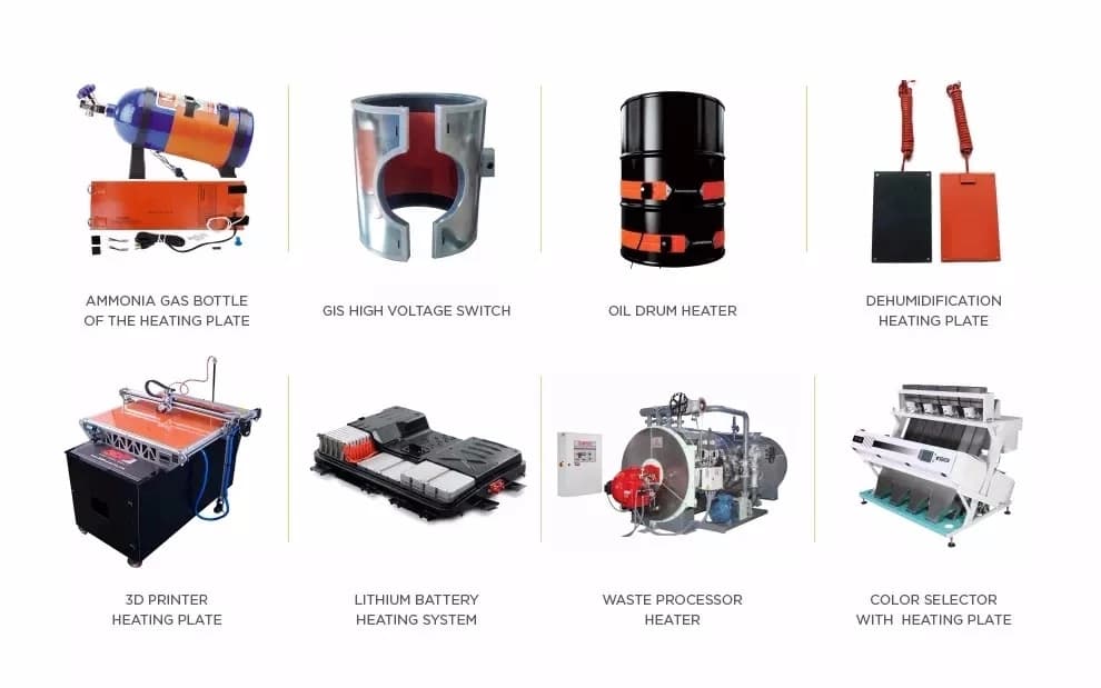 hongtai silicone heater application